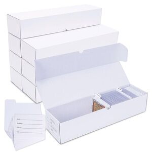 Premium White Cardboard Storage Boxes